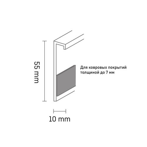 Плинтус TLE 55